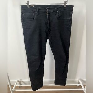 Levi's Men's Dark Black Slim Jeans